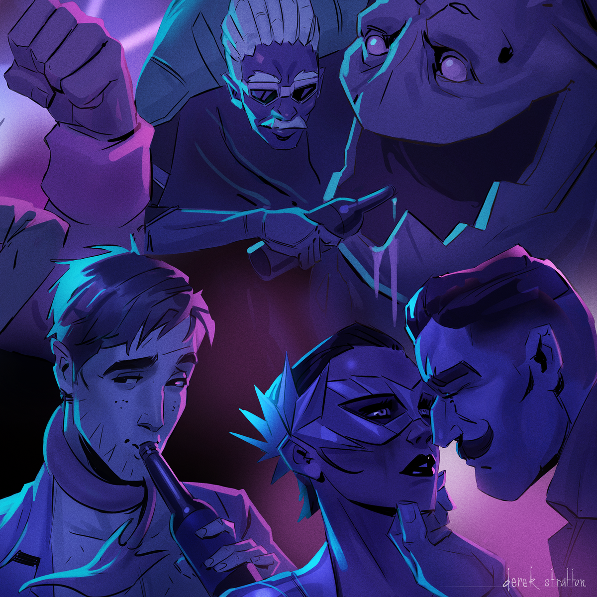Z-Team Party Vinyl Art (Standard)